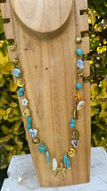 Collar largo Turquesa