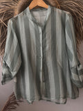 Camisa Rayas Verde