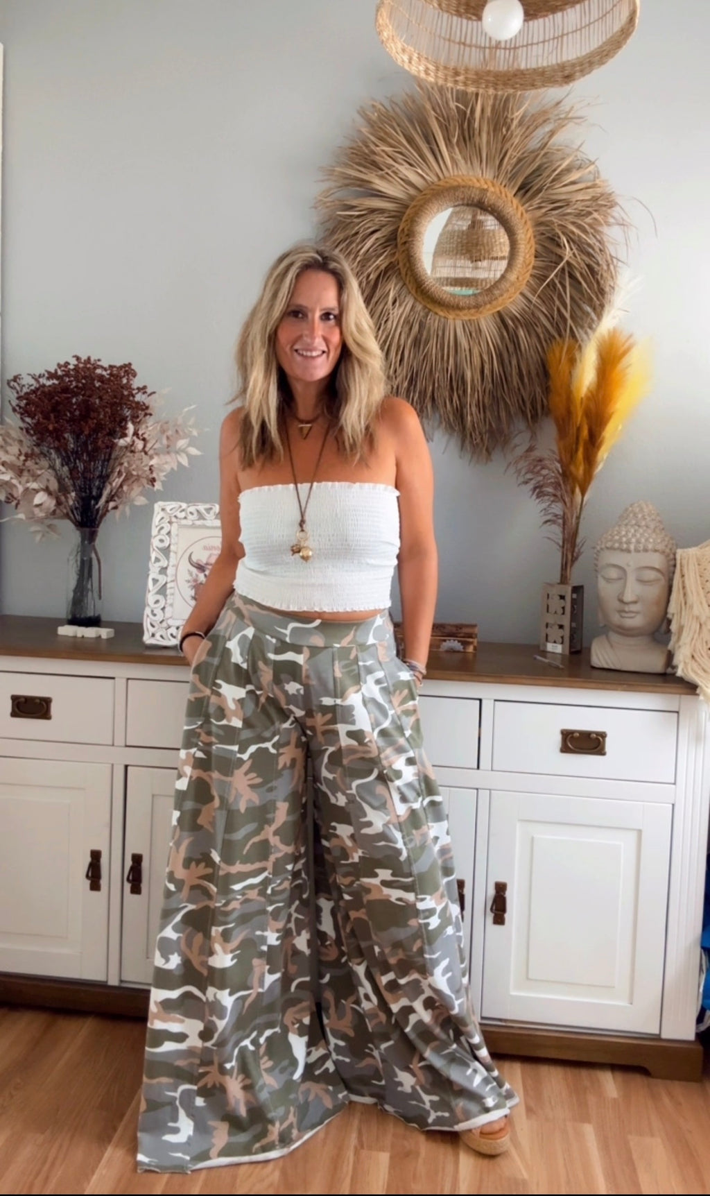 Pantalón Camuflaje Blanco